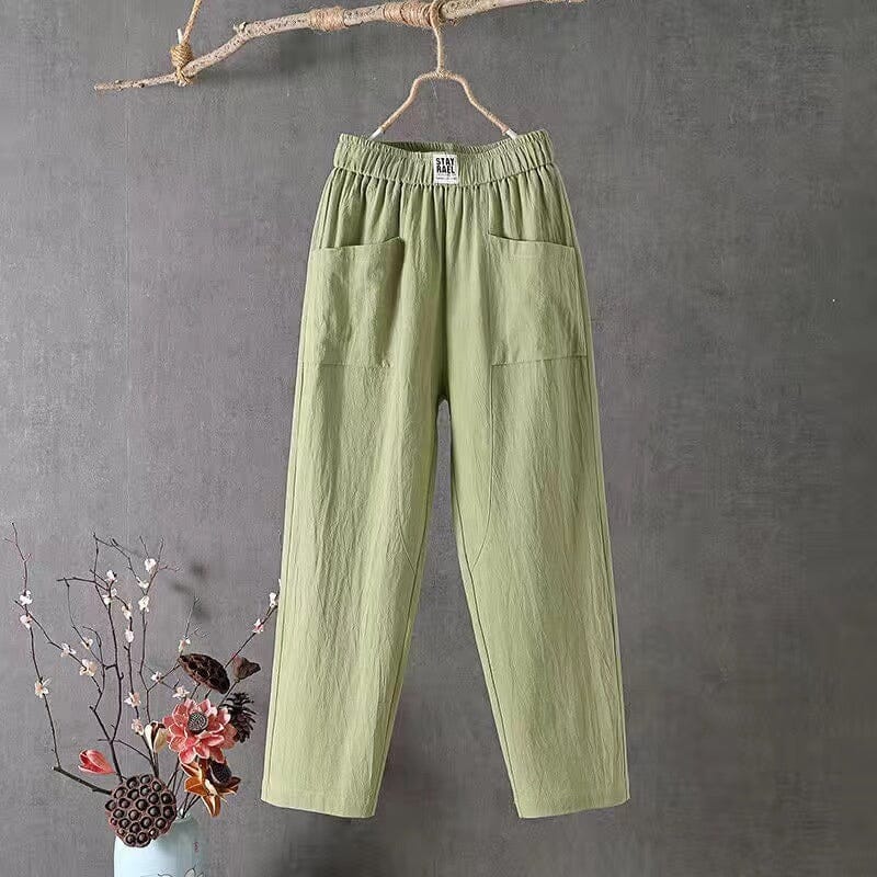Angela Linen blend Trousers
