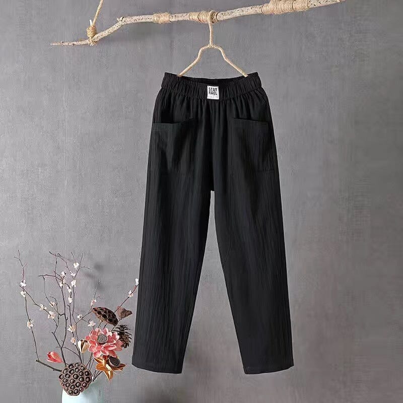 Angela Linen blend Trousers