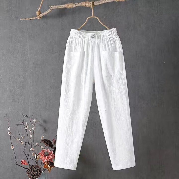 Angela Linen blend Trousers