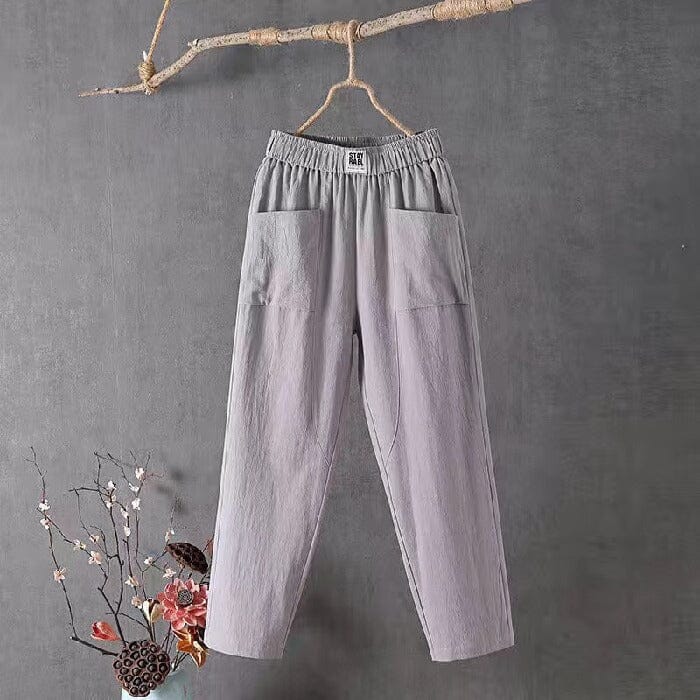 Angela Linen blend Trousers