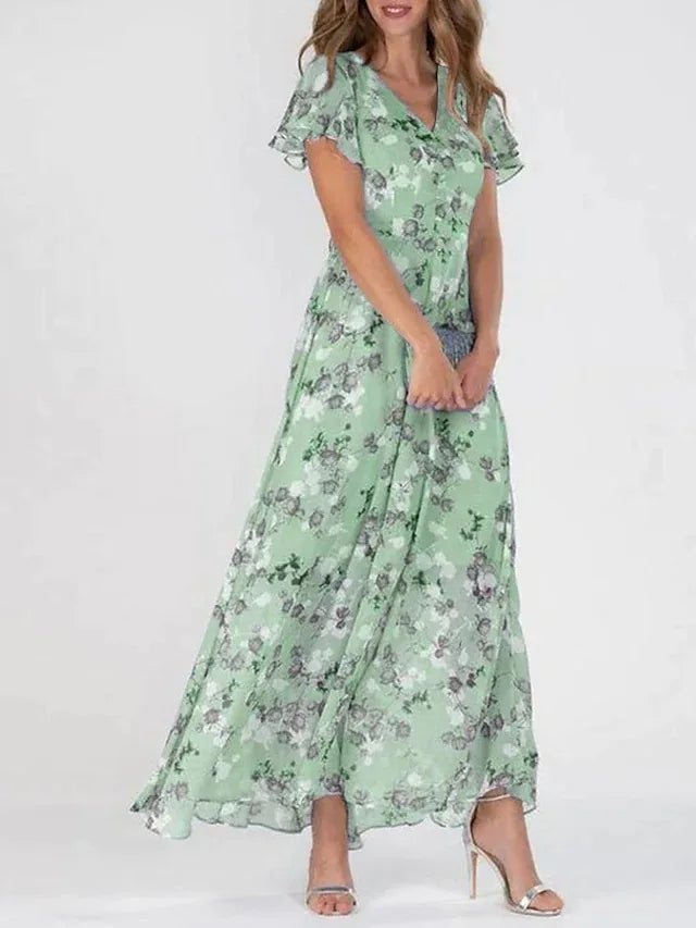 Vika Glamorous Tummy Covering Dress