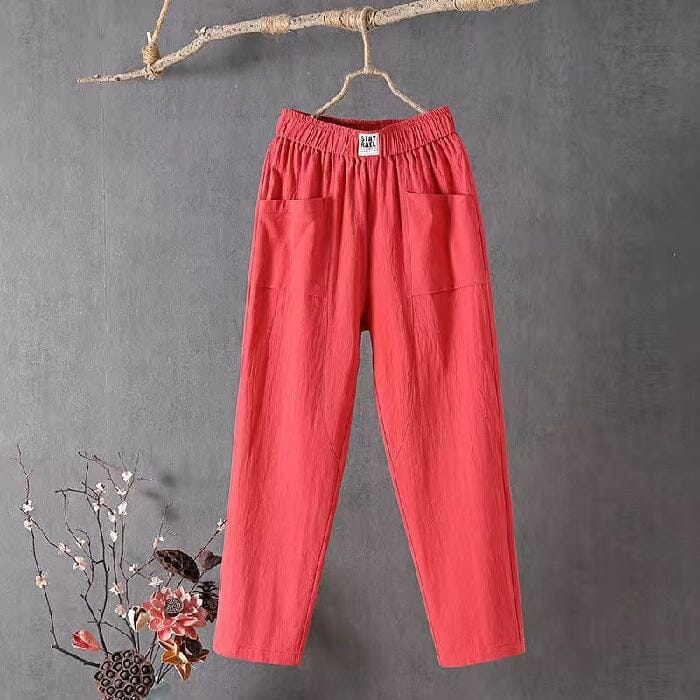 Angela Linen blend Trousers