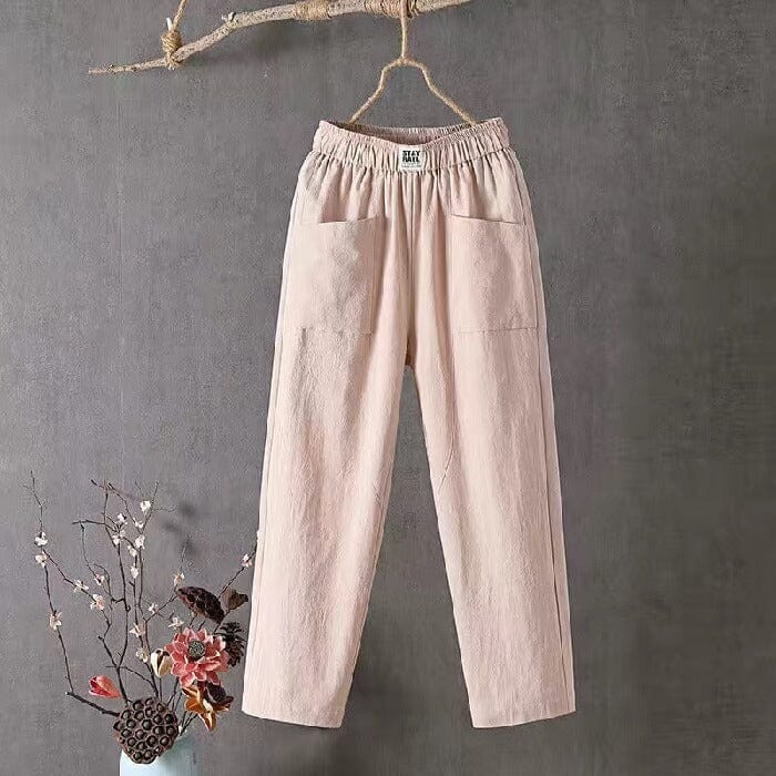 Angela Linen blend Trousers