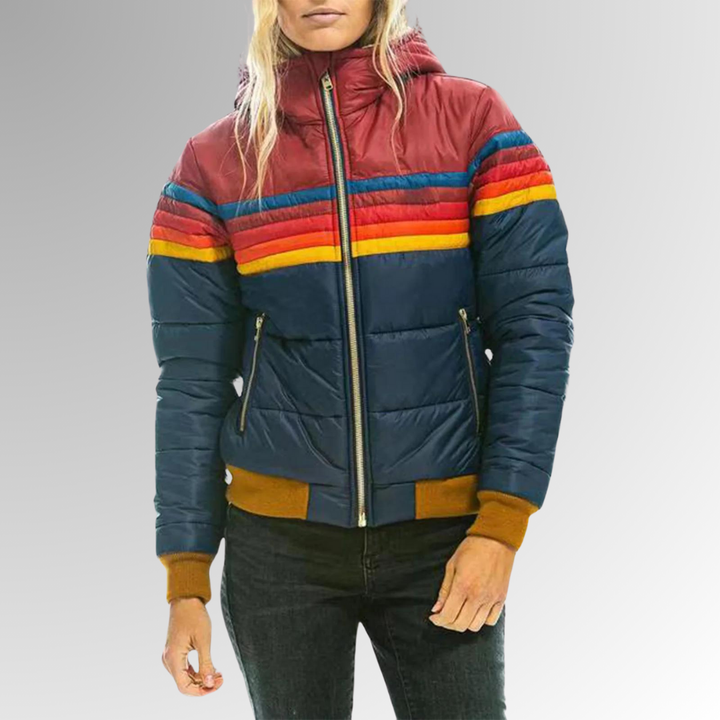 Diana Rainbow Puffer Jacket