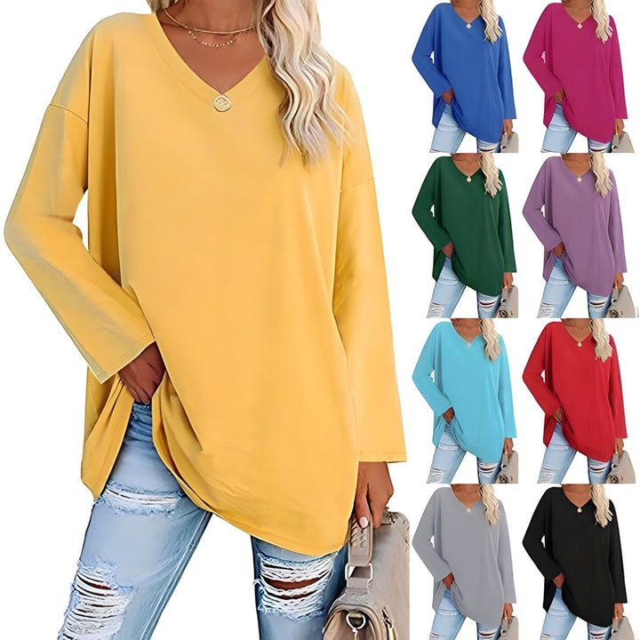 Alysée Relaxed V-Neck Sweater