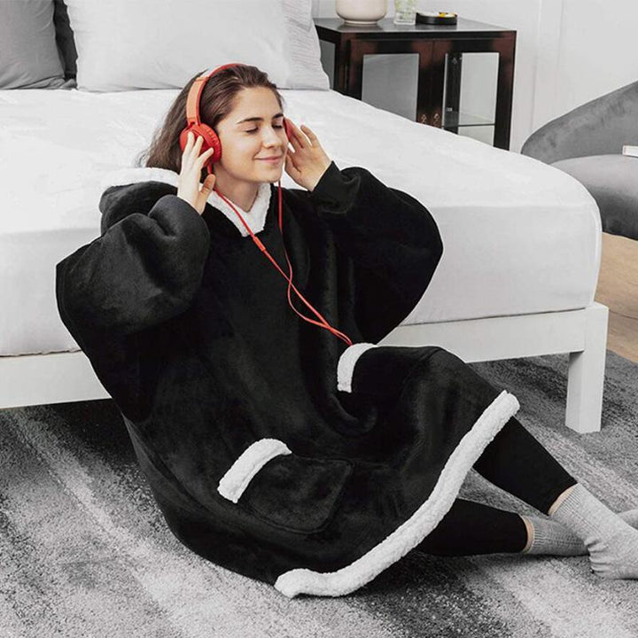 CozyWrap - Casual Unisex Hooded Wearable Blanket
