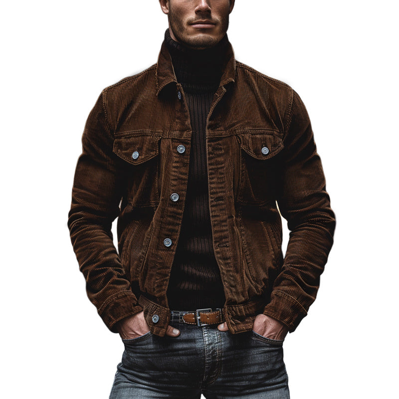 Leo Stylish Corduroy Jacket