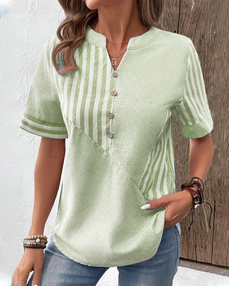 Bianca Blouse With Unique Print