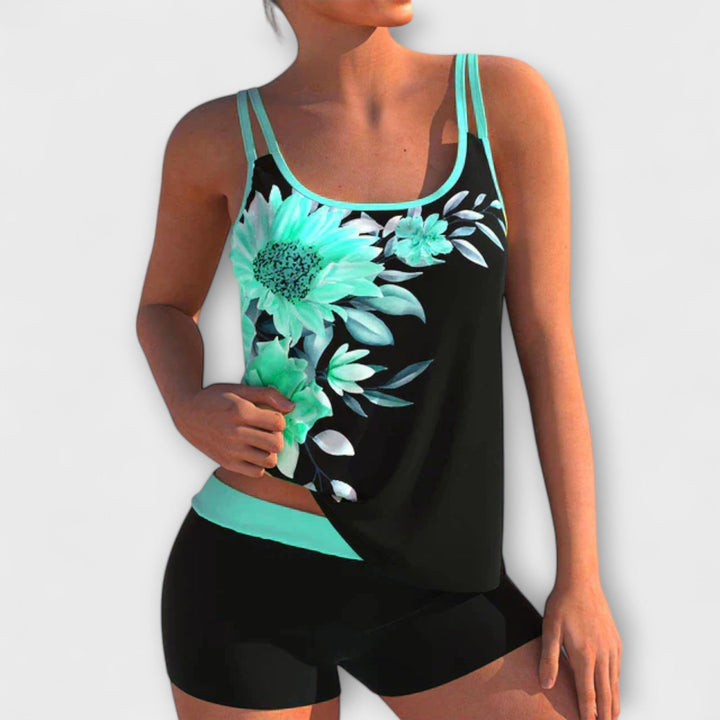 Hannah Tropical Bloom Tankini