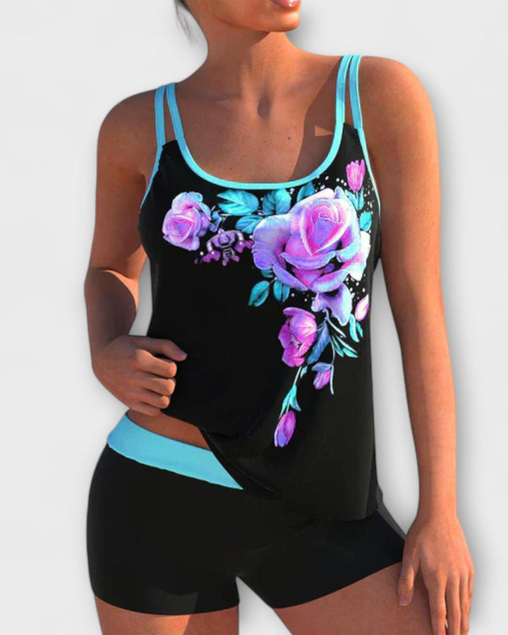 Hannah Tropical Bloom Tankini