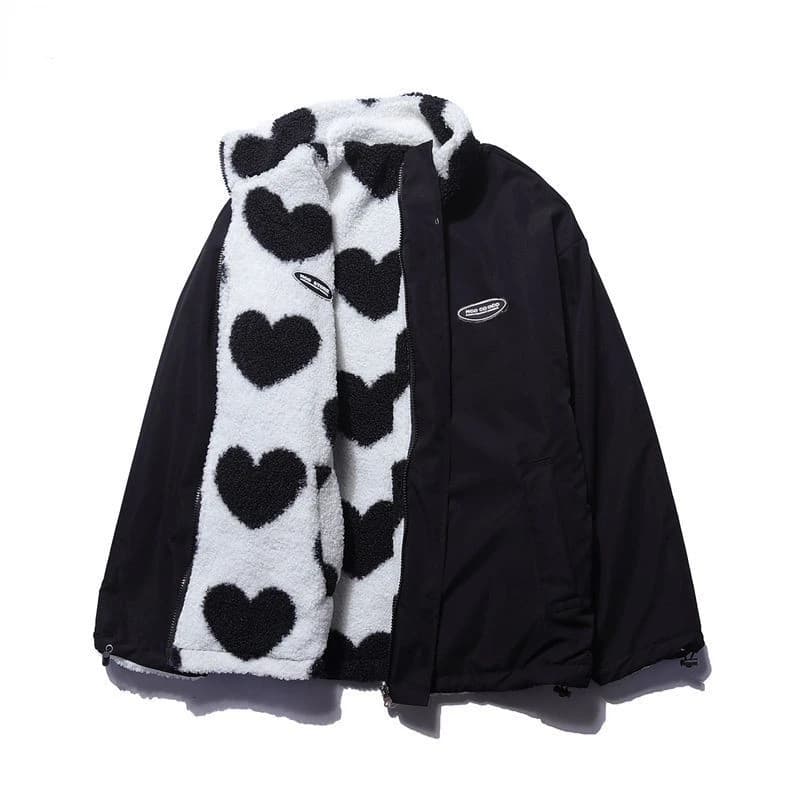 Mila Heart-Lined Reversible Jacket