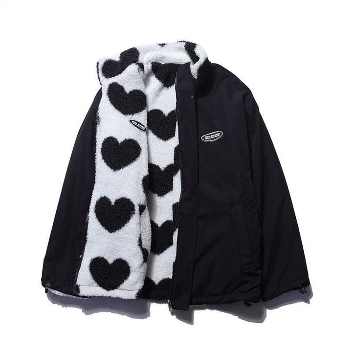 Mila Heart-Lined Reversible Jacket