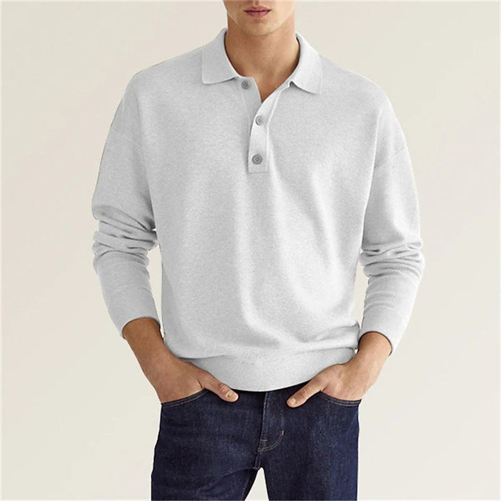 Rob Stylish Long Sleeve Casual Polo Shirt