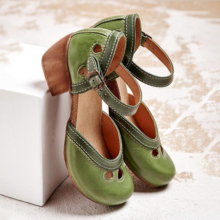 Alica Orthopedic Sandals With Low Heels
