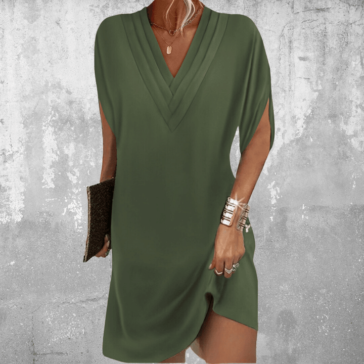 Anna Elegant Tummy Covering Dress