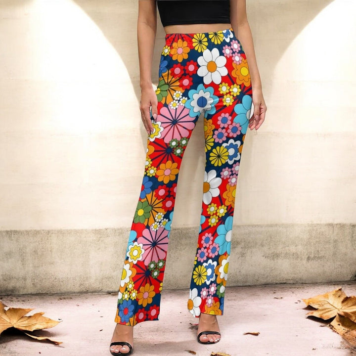 Zaya Lively Floral Flared Pants