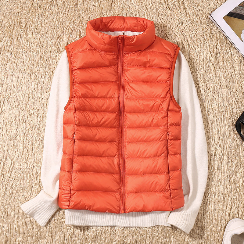 Eliza Lightweight Zip Puffer Vest