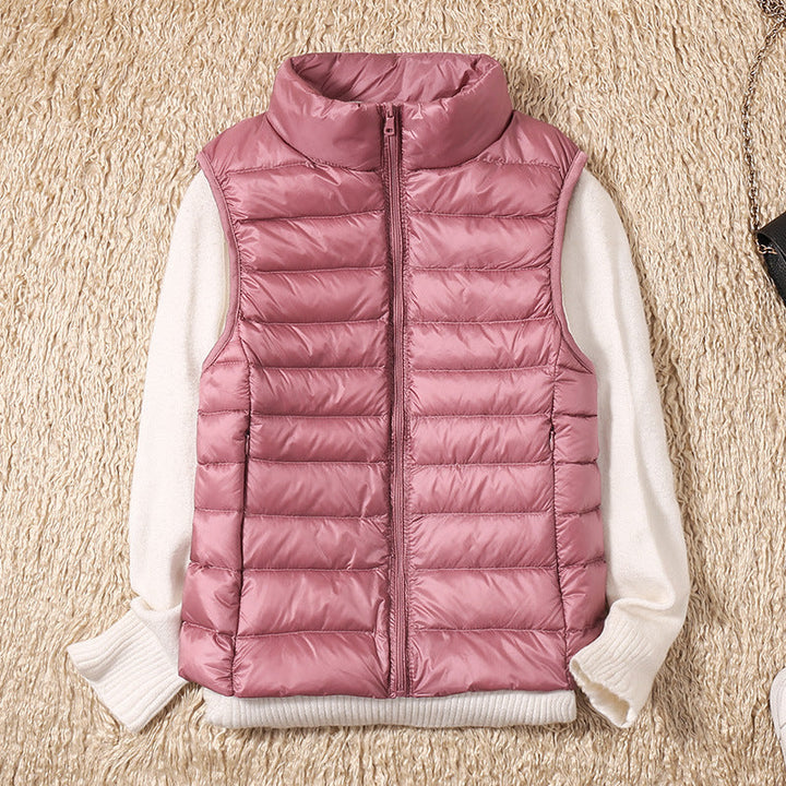 Eliza Lightweight Zip Puffer Vest