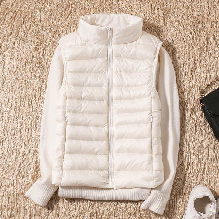 Eliza Lightweight Zip Puffer Vest