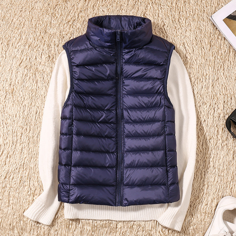 Eliza Lightweight Zip Puffer Vest