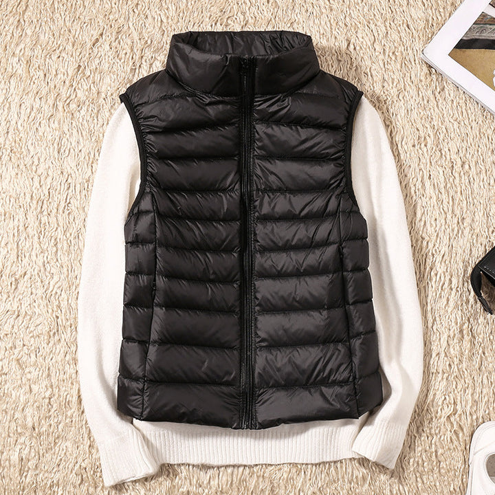 Eliza Lightweight Zip Puffer Vest