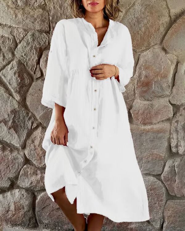 Sanda Loose Shirt Dress