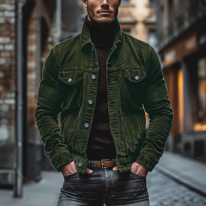 Leo Stylish Corduroy Jacket