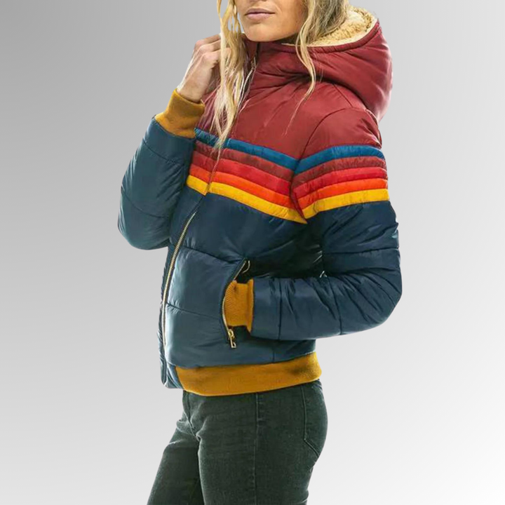 Diana Rainbow Puffer Jacket