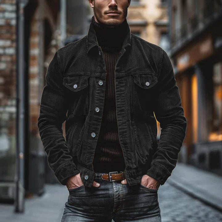Leo Stylish Corduroy Jacket
