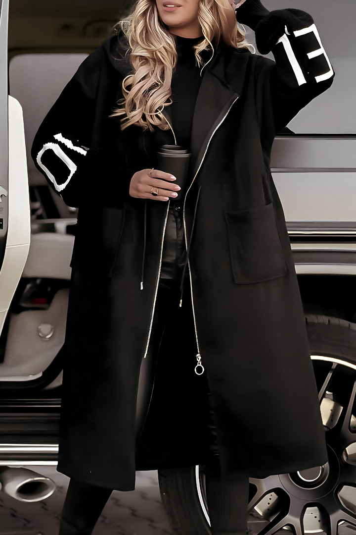 Rosie Elegant Hooded Coatigan