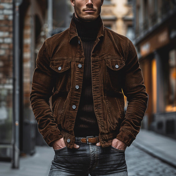 Leo Stylish Corduroy Jacket