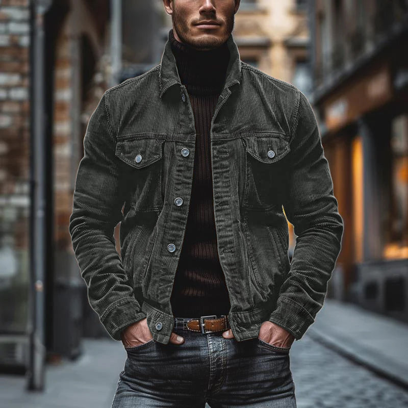 Leo Stylish Corduroy Jacket