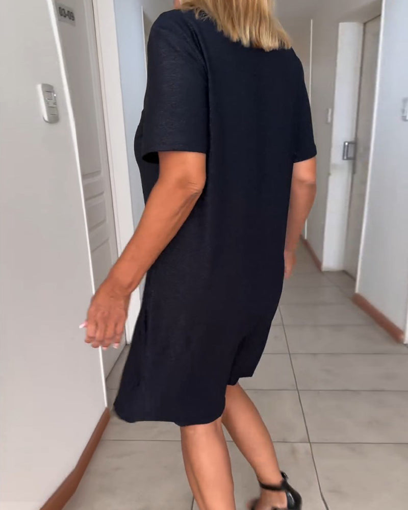 Alina V-Neck Dress