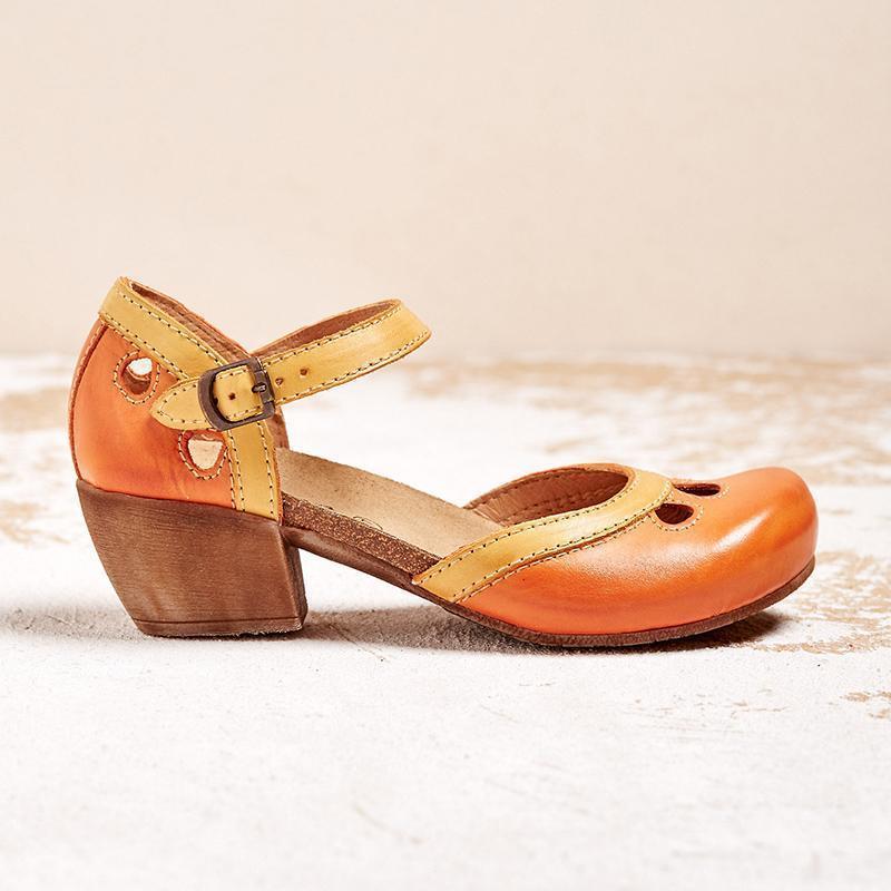 Alica Orthopedic Sandals With Low Heels