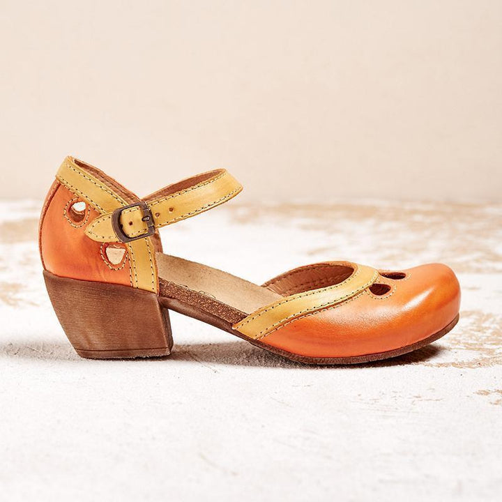 Alica Orthopedic Sandals With Low Heels