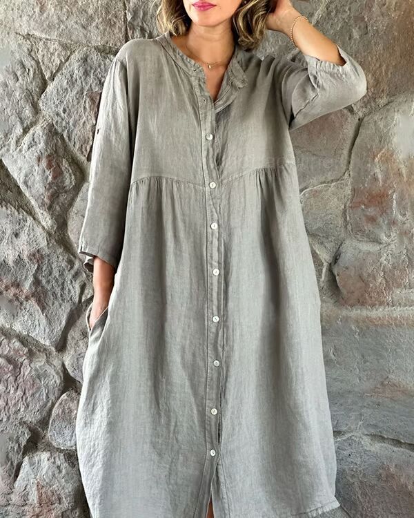 Sanda Loose Shirt Dress