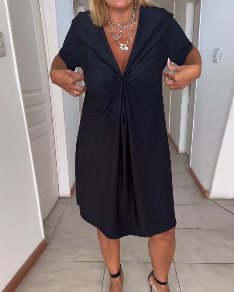 Alina V-Neck Dress
