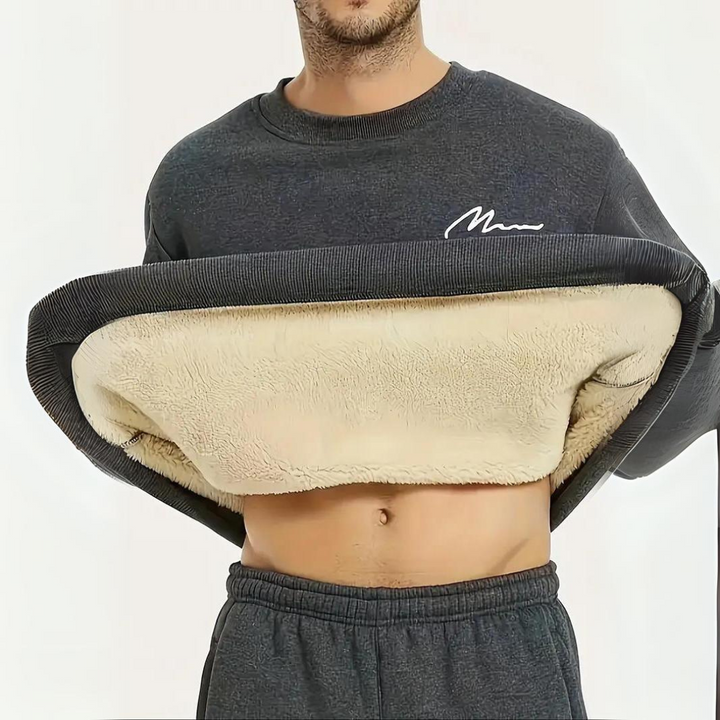 Charles Super Warm Trendy Fleece Sweatshirt
