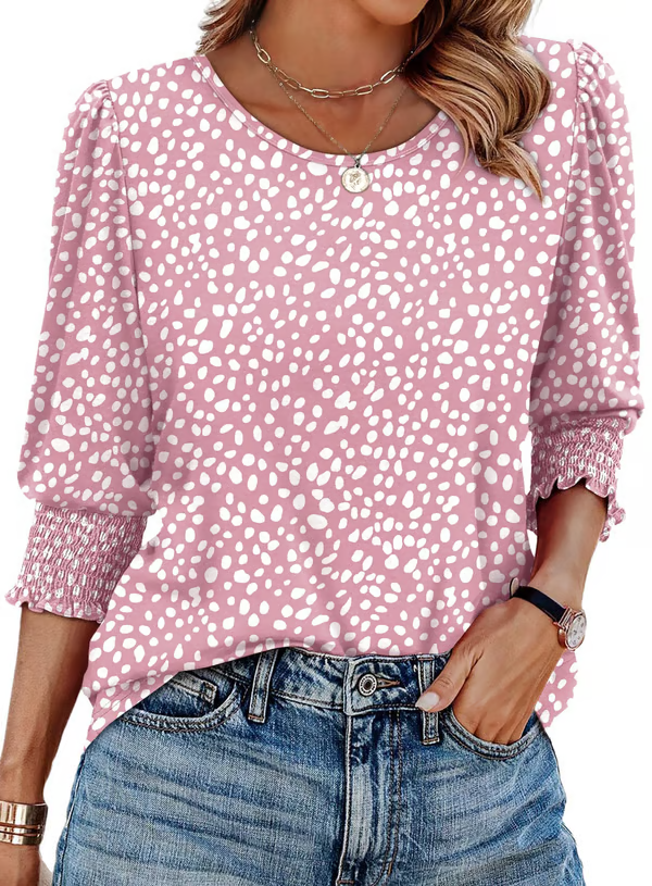 Kiana Printed Charm Top