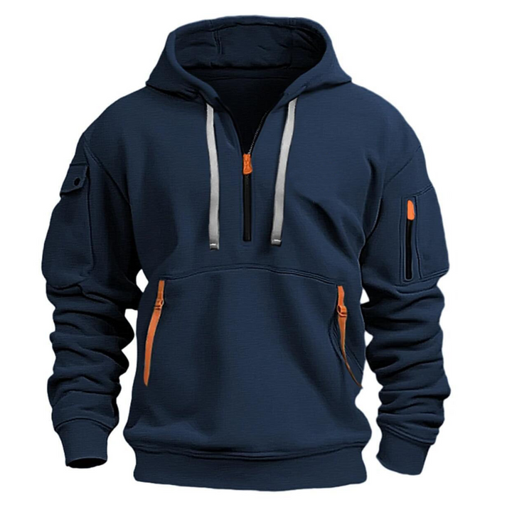 Mason Long Sleeve Multi Pocket Hoodie