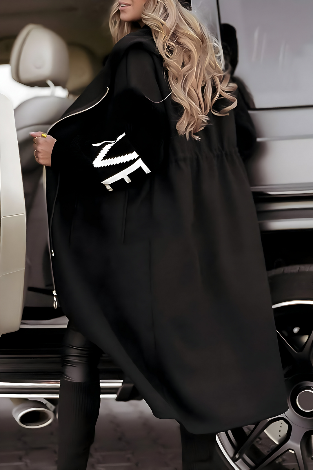 Rosie Elegant Hooded Coatigan