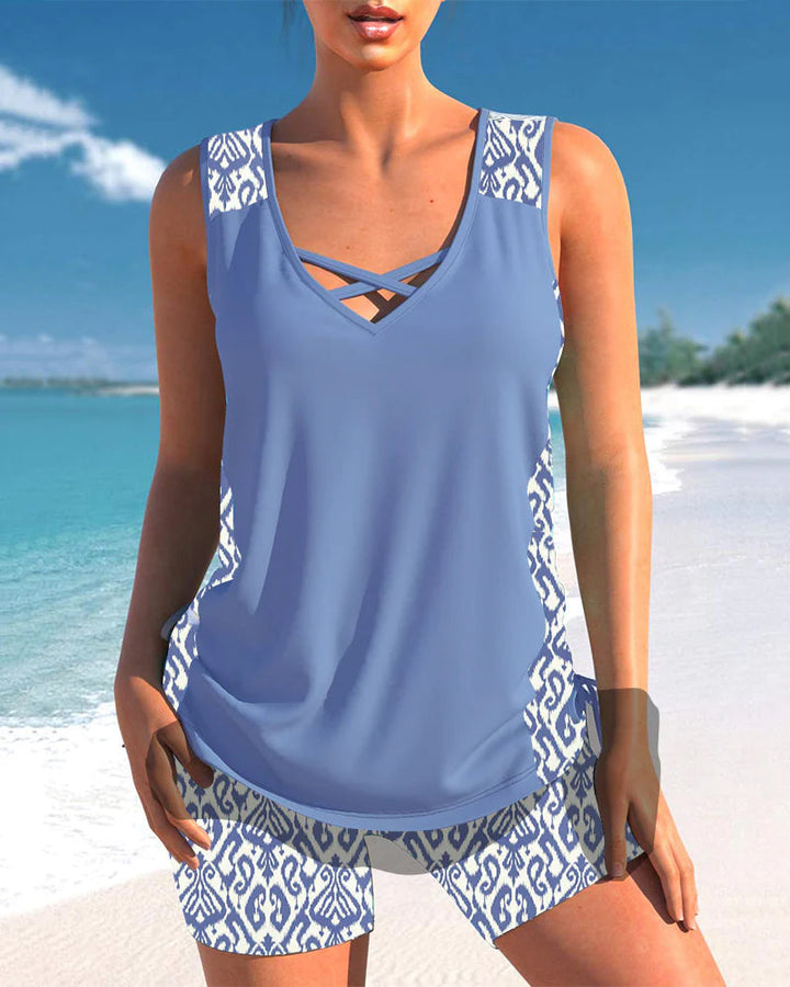 Eloise Tummy-Control Tankini Set