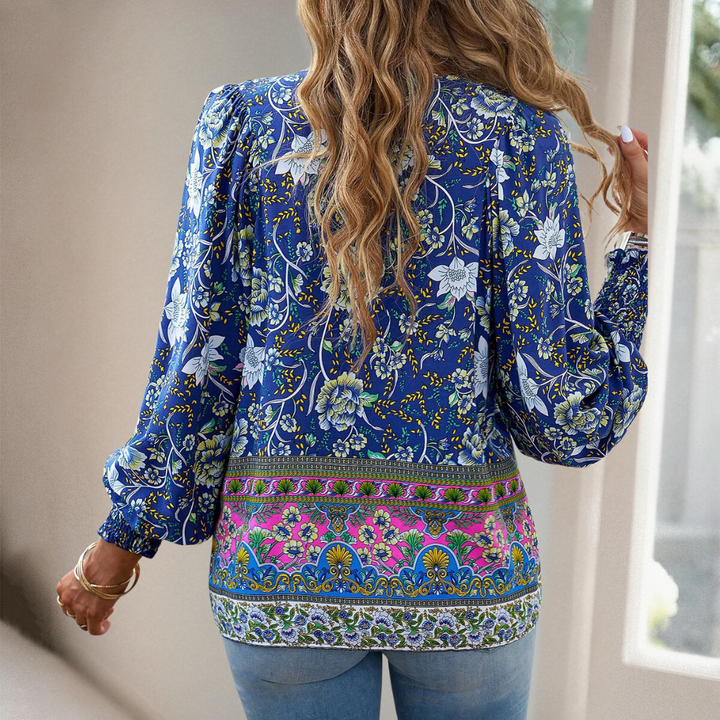 Alna Elegant Floral Blouse