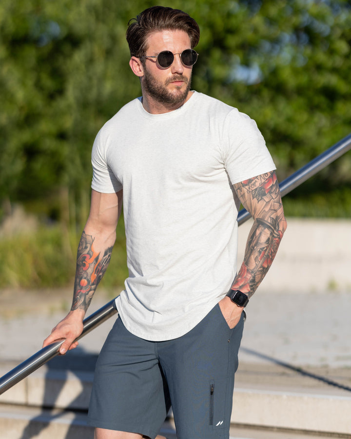 Men’s Premium Crewneck T-Shirt in Stretch Cotton