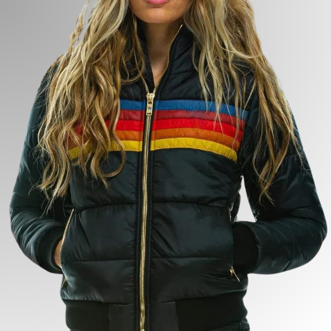 Diana Rainbow Puffer Jacket