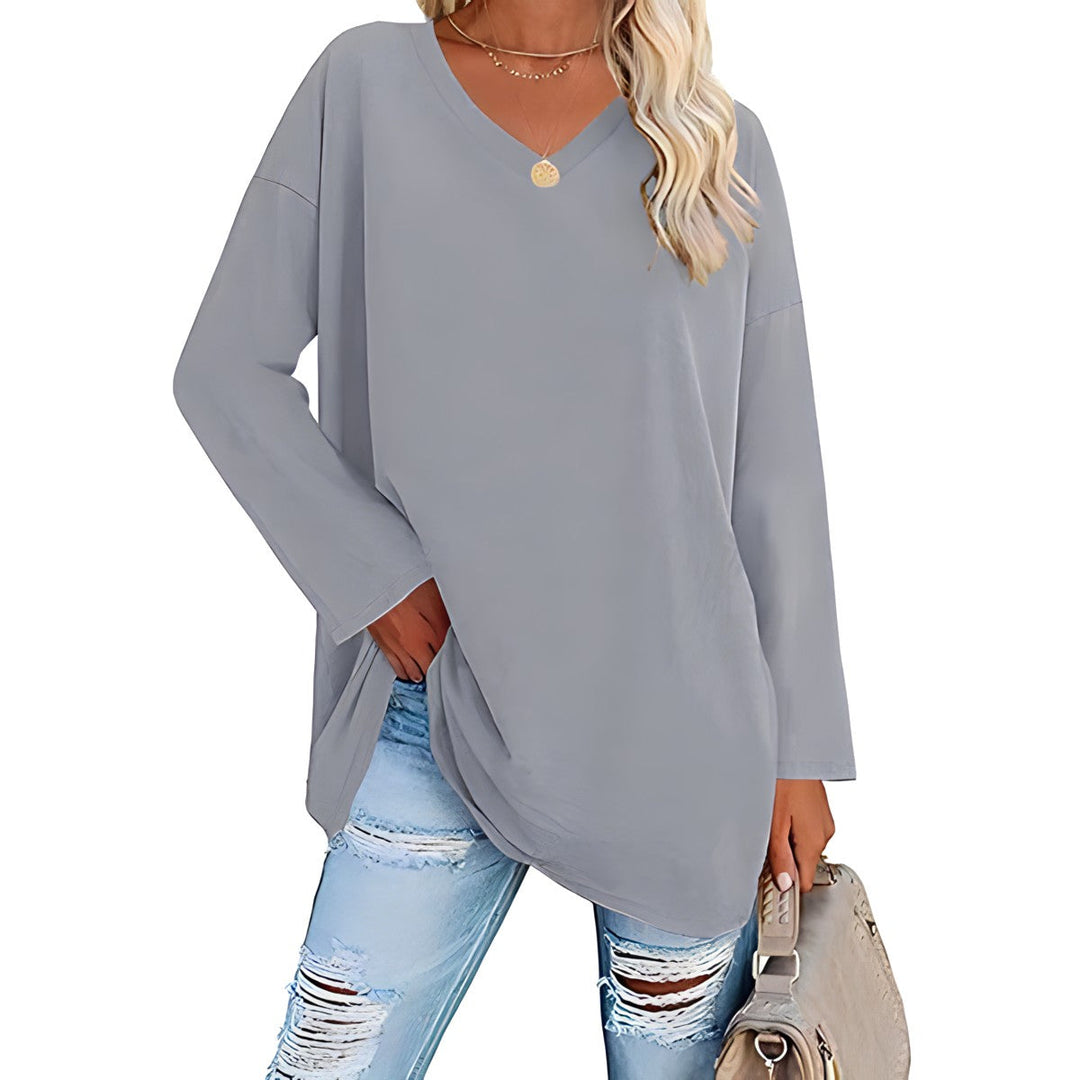Alysée Relaxed V-Neck Sweater