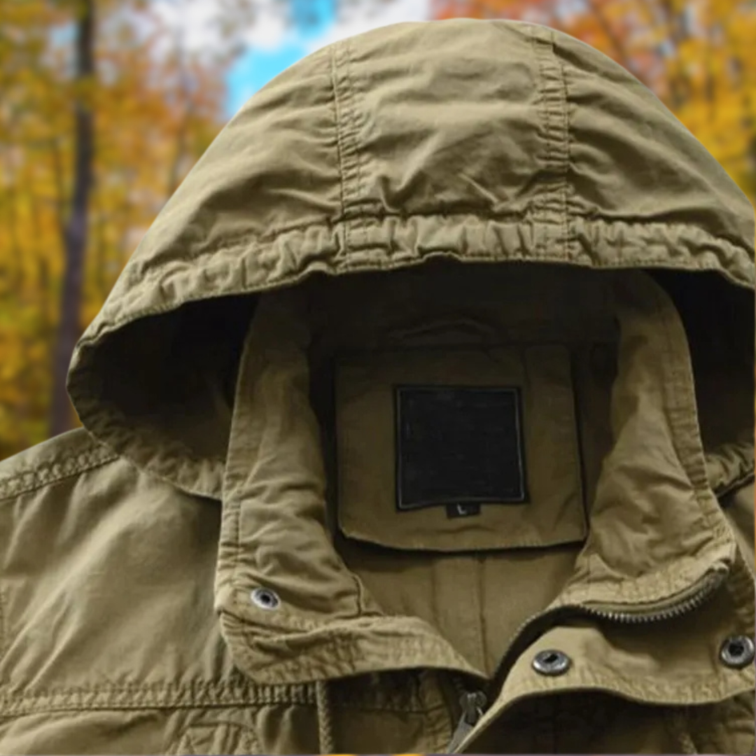 Louis Stylish Hooded Utility Jacket