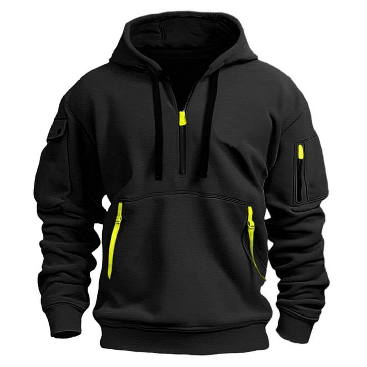 Mason Long Sleeve Multi Pocket Hoodie