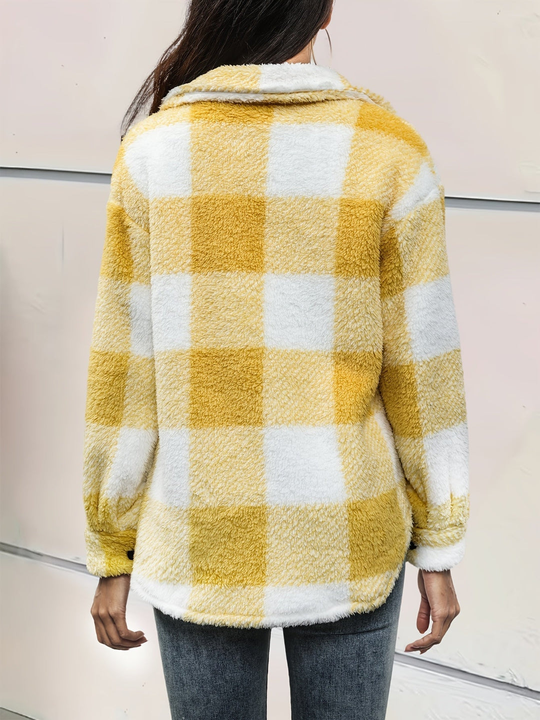 Kiana Stylish Fleece Oversized Jacket
