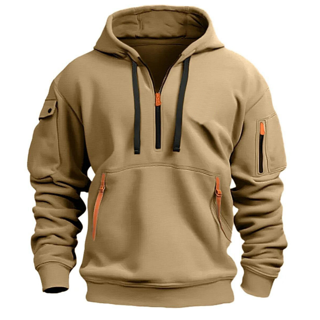 Mason Long Sleeve Multi Pocket Hoodie
